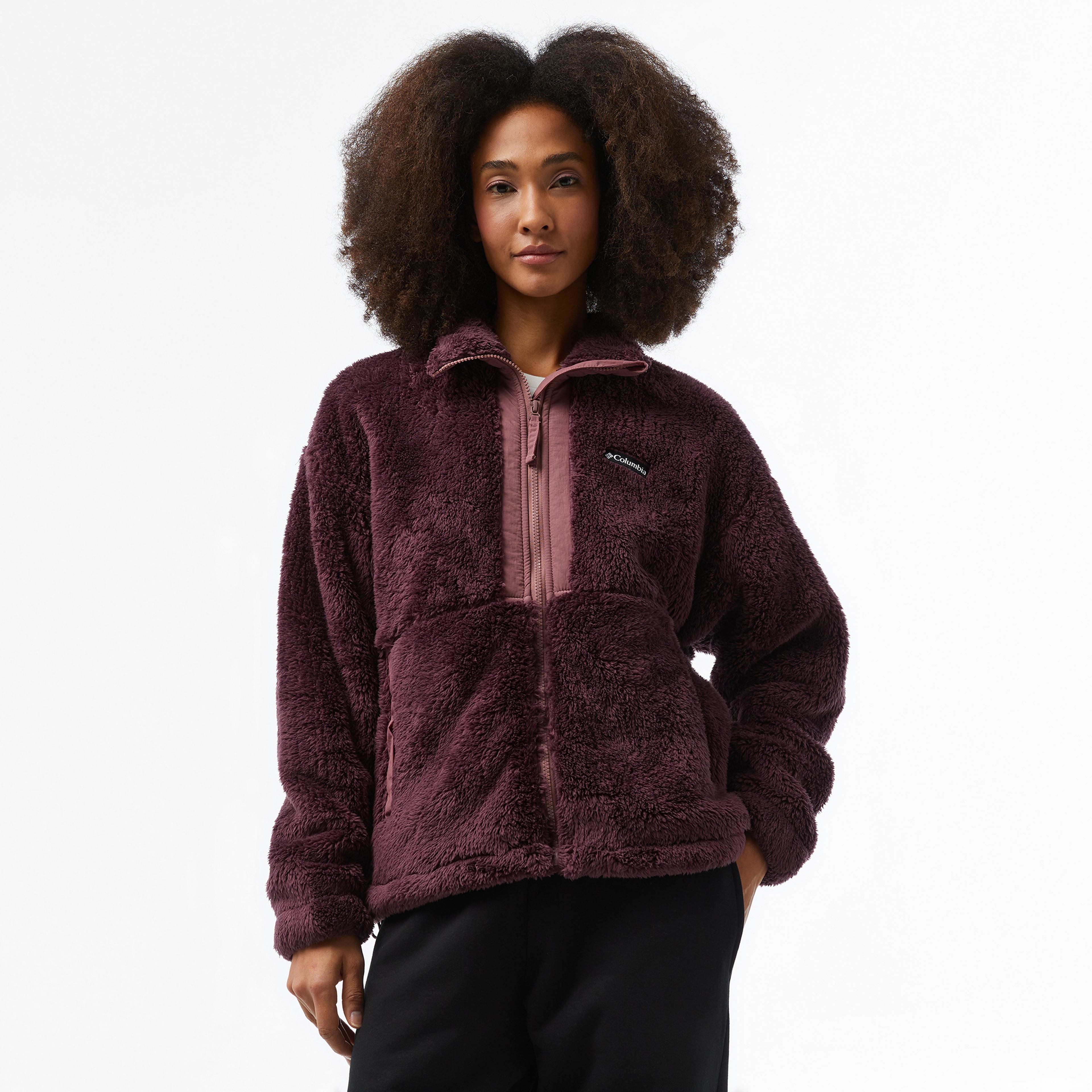 Columbia Boundless Discovery Sherpa Full Zip Kadın Bordo Mont