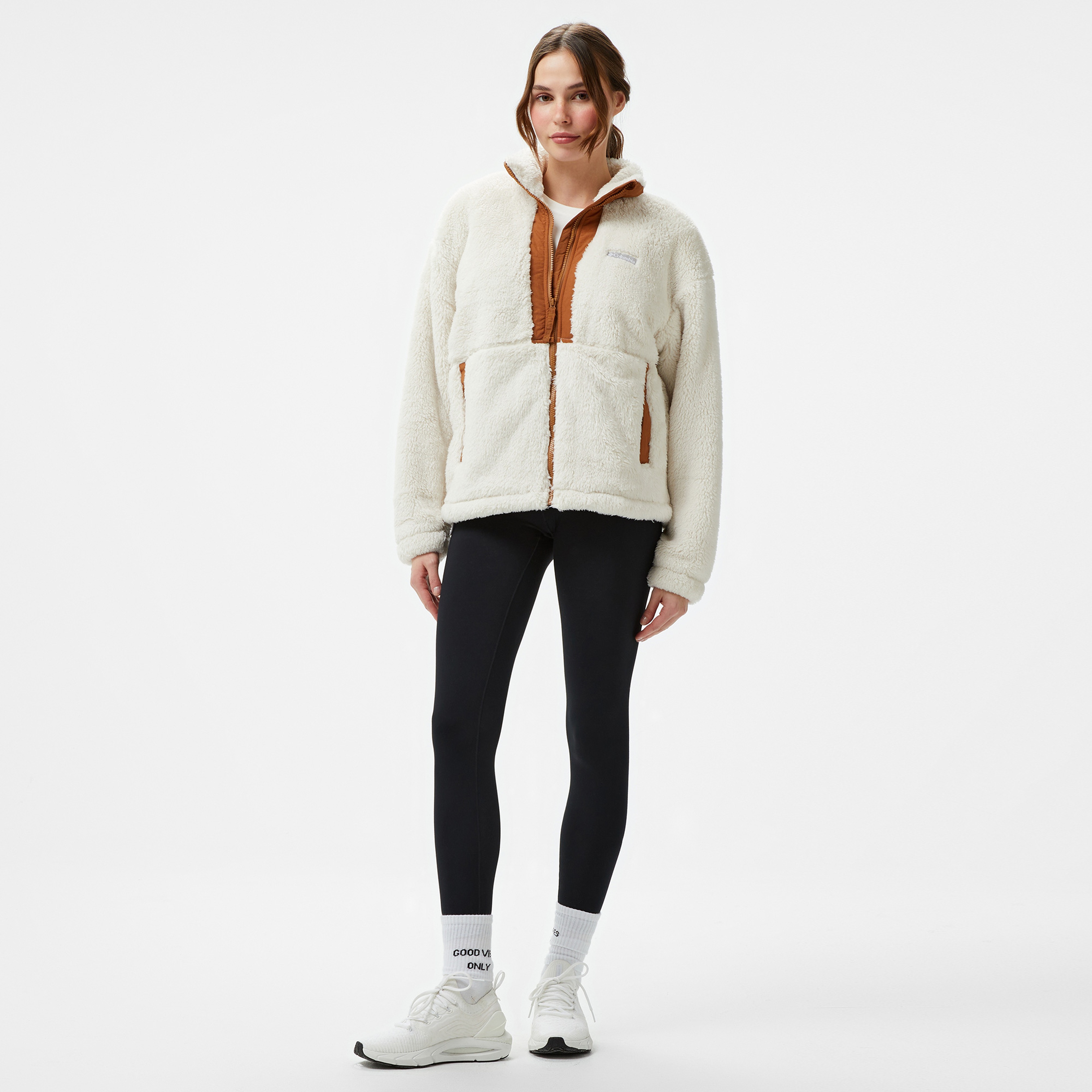 Columbia Boundless Discovery Sherpa Full Zip Kadın Bej Mont