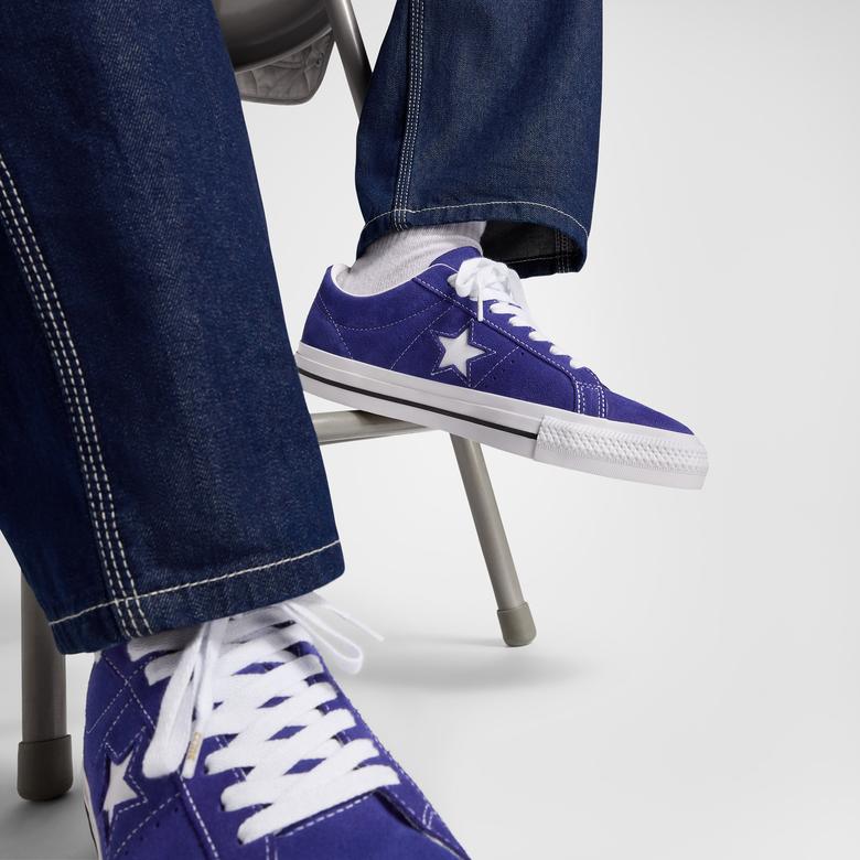 Converse One Star Pro Unisex Mor Süet Sneaker