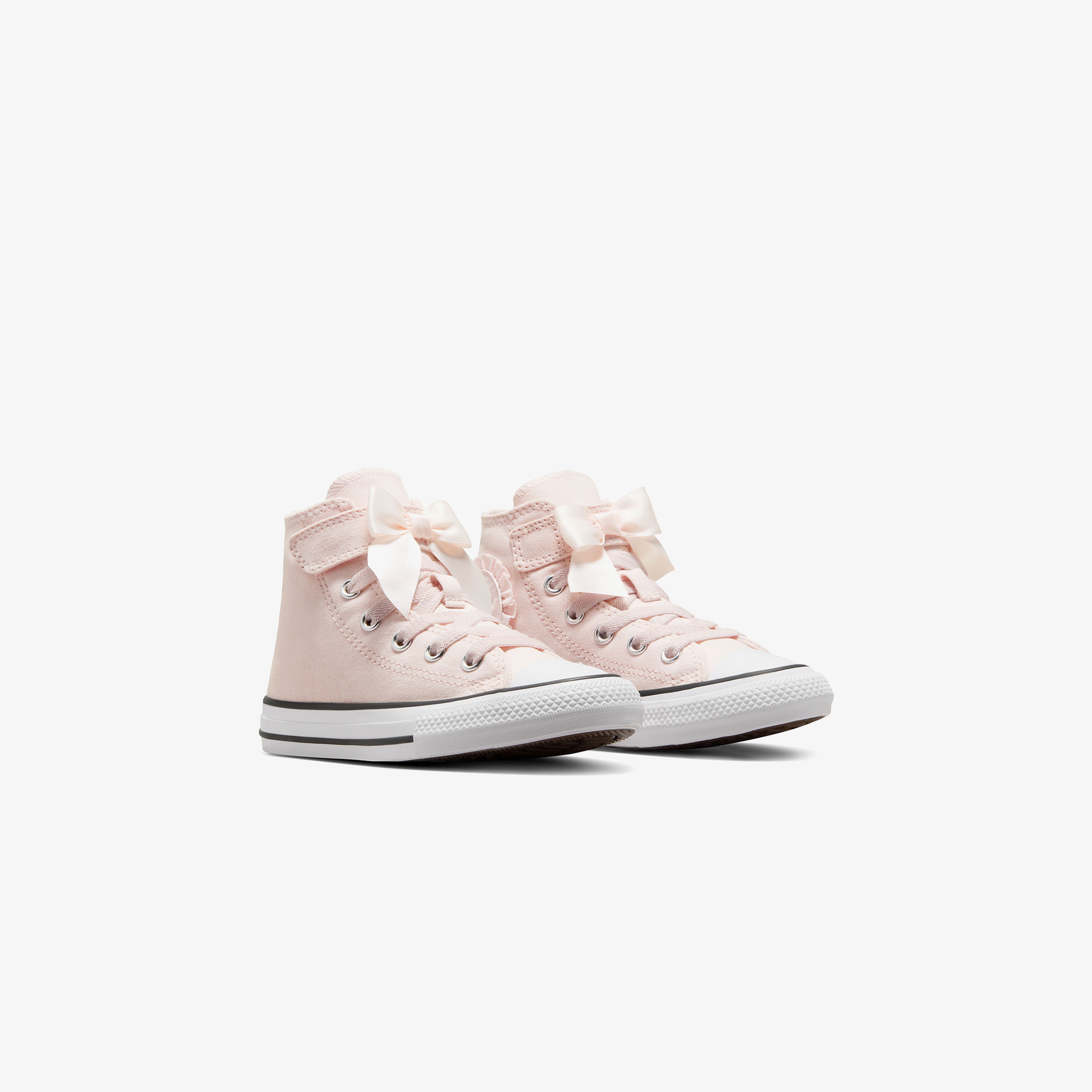 Converse Chuck Taylor All Star Ruffles & Bows Easy-On Youth High Top Blush Hush Çocuk Pembe Sneaker
