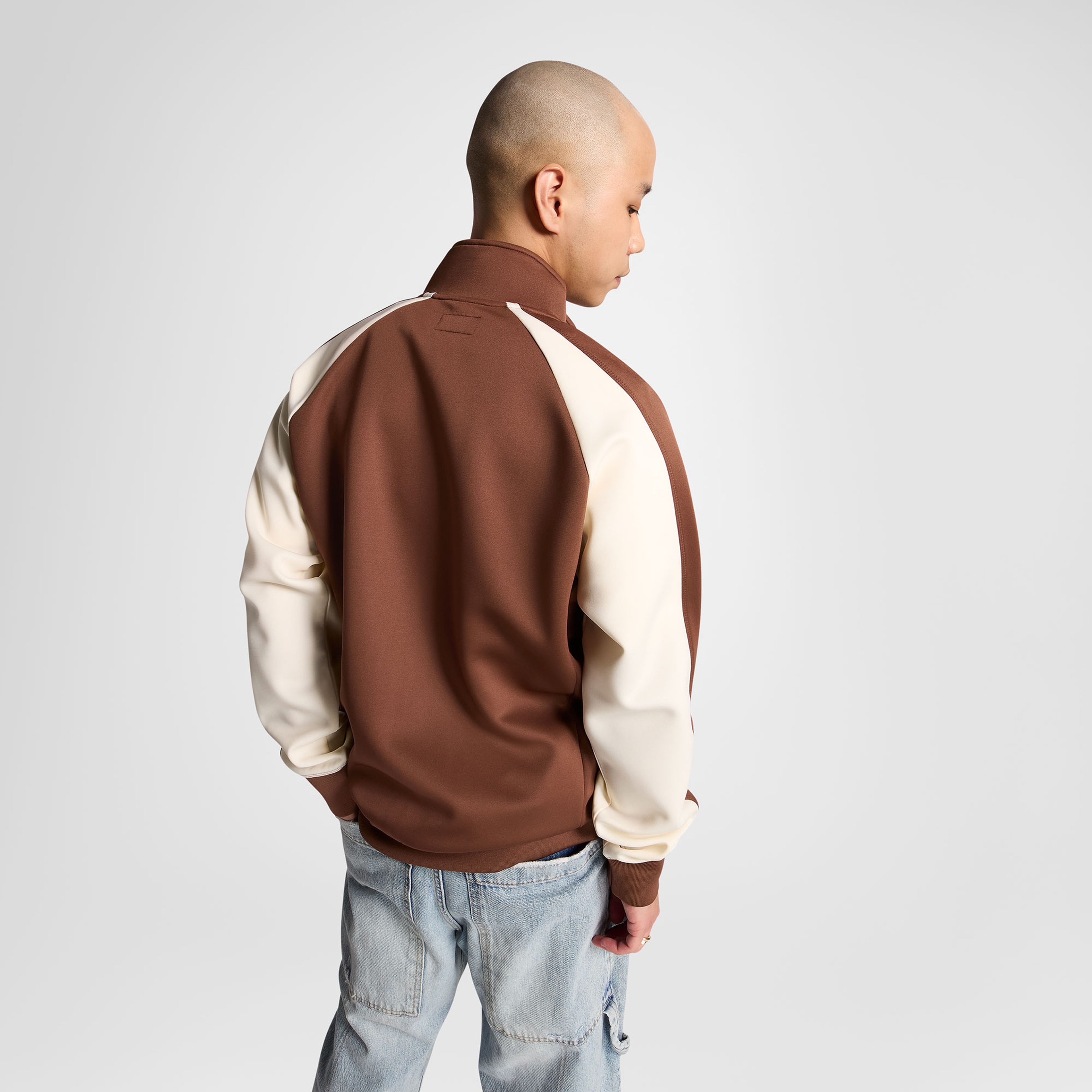 Converse Classic Erkek Renk Bloklu Kahverengi Eşofman Üstü