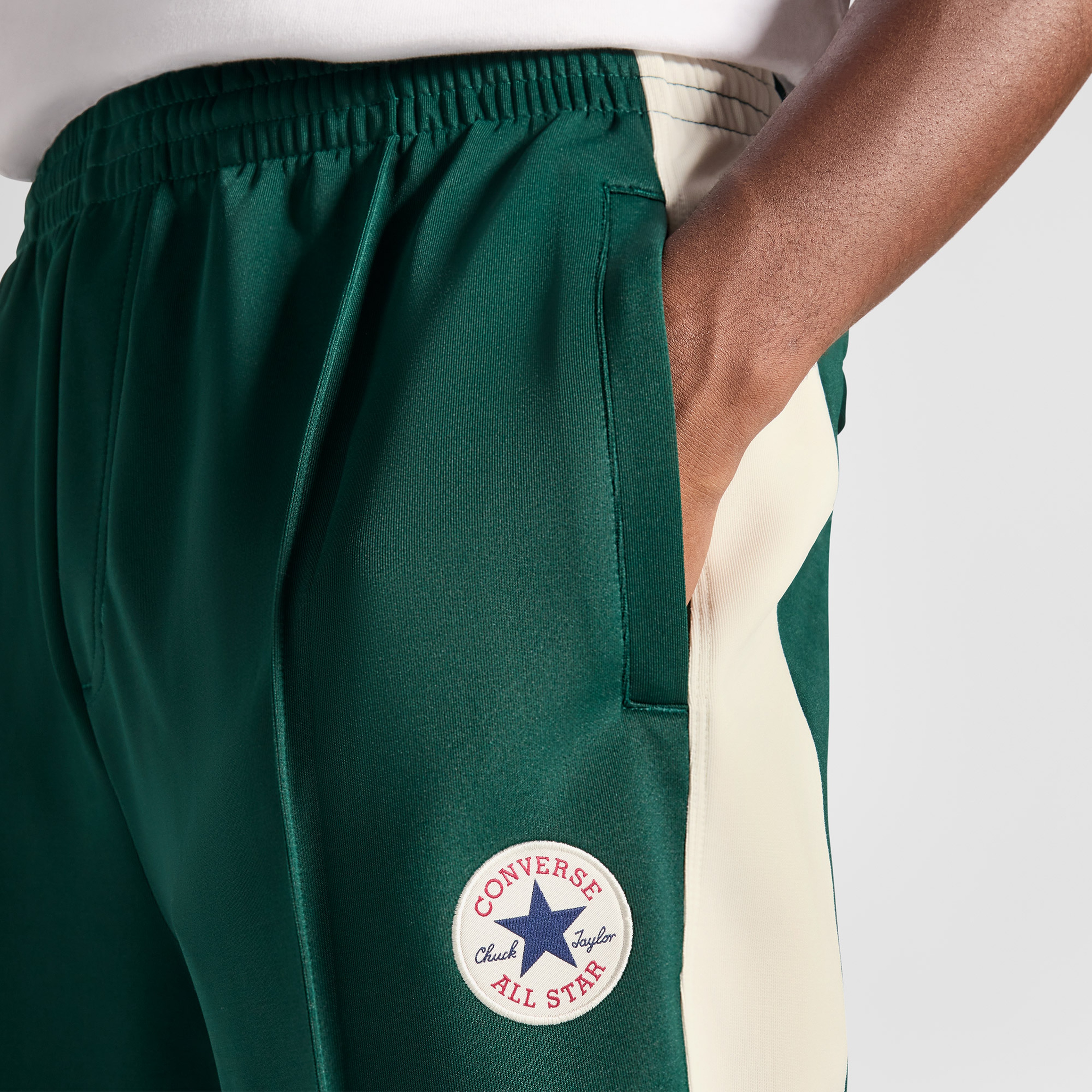 Converse Classic Erkek Renk Bloklu Yeşil Eşofman Altı