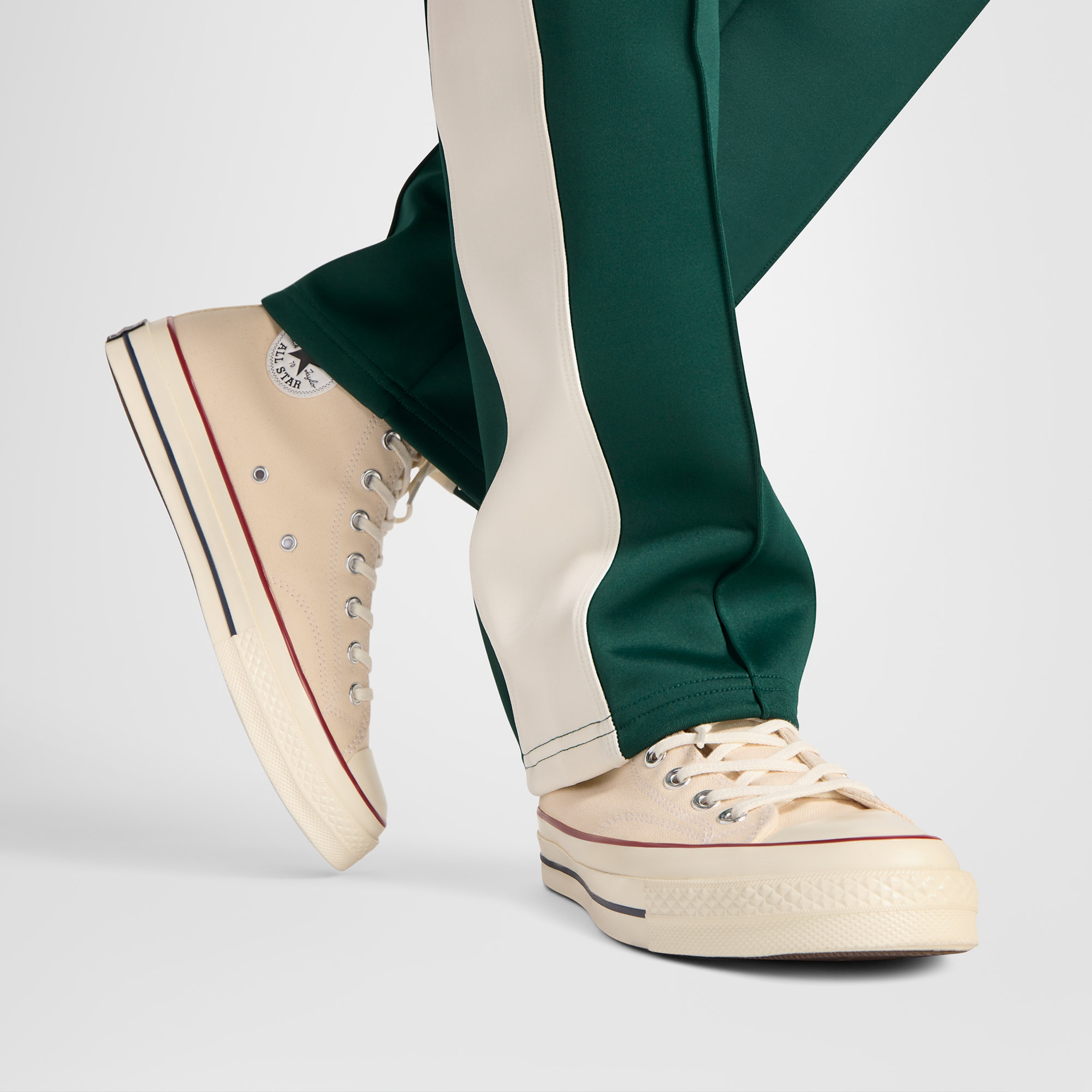 Converse Classic Erkek Renk Bloklu Yeşil Eşofman Altı