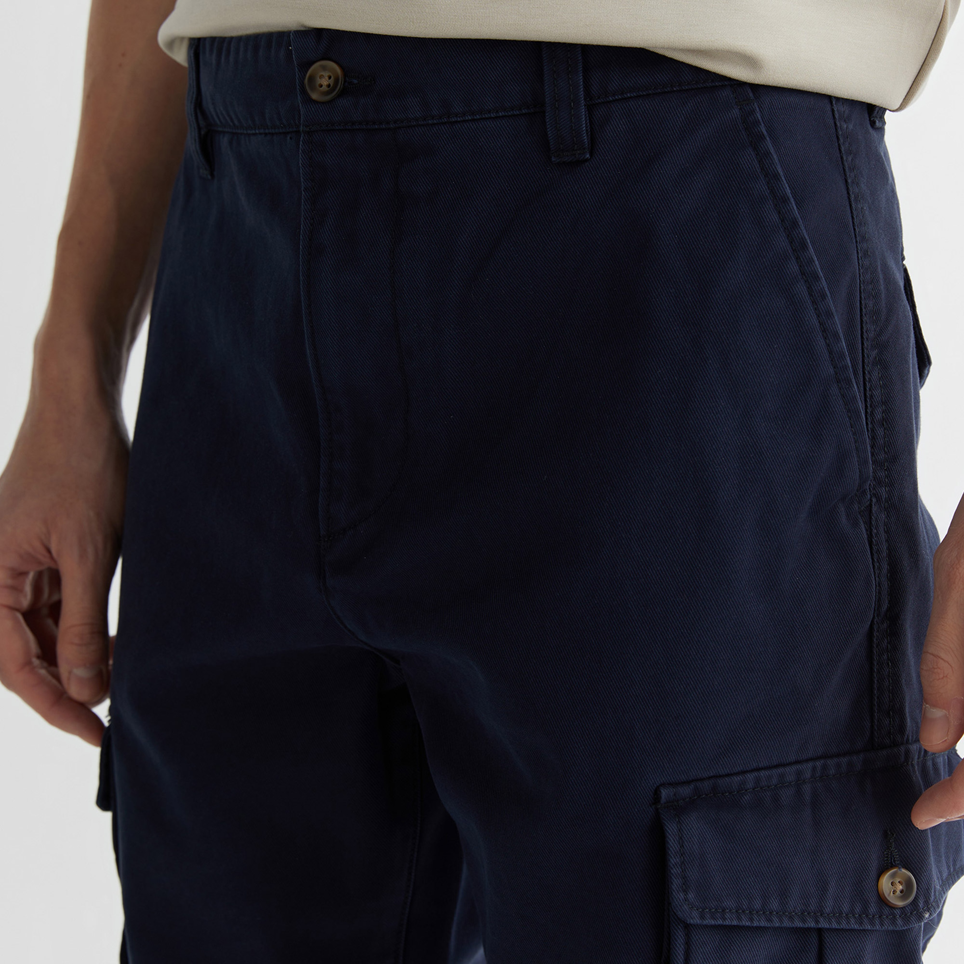 GANT Erkek Lacivert Relaxed Fit Pantolon
