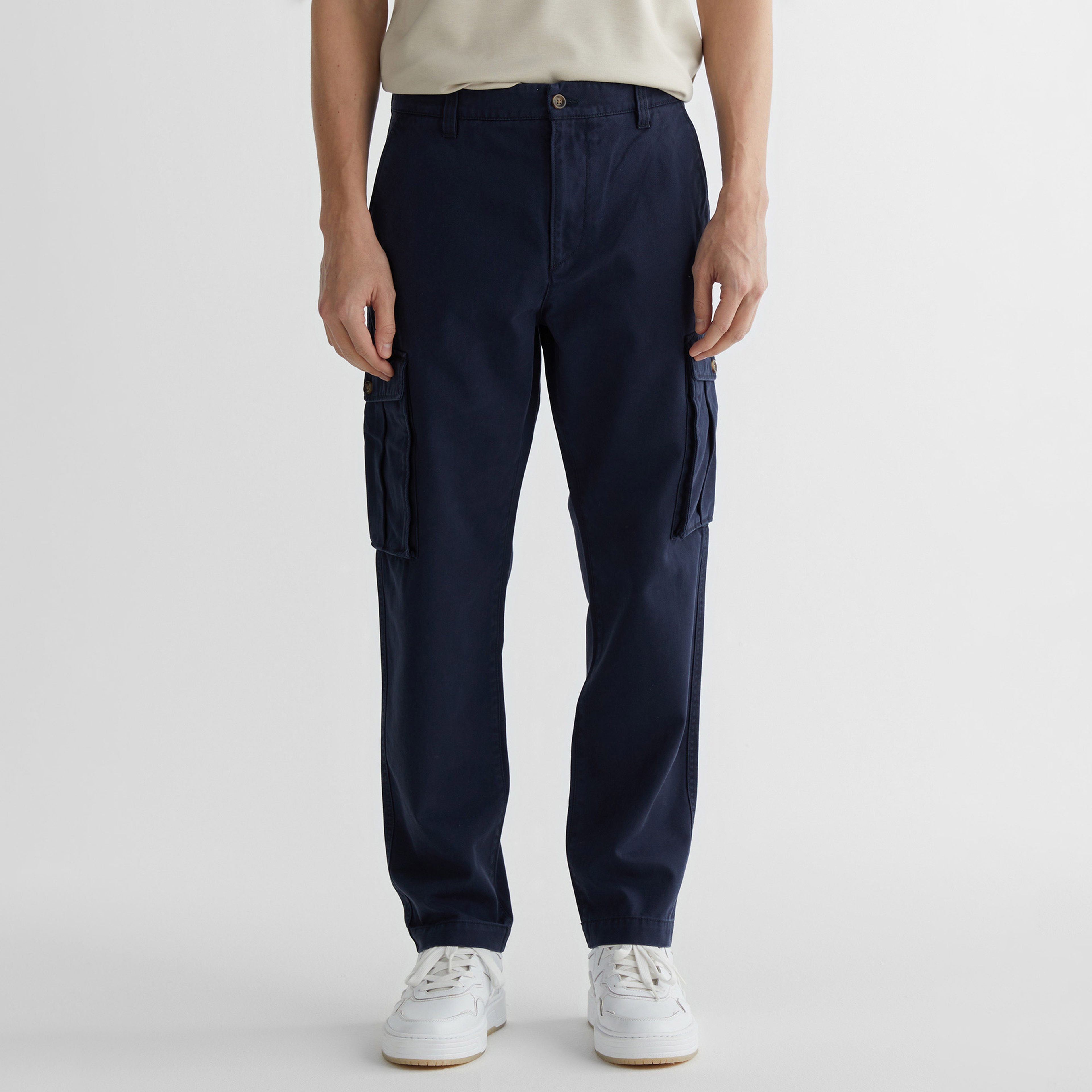 GANT Erkek Lacivert Relaxed Fit Pantolon