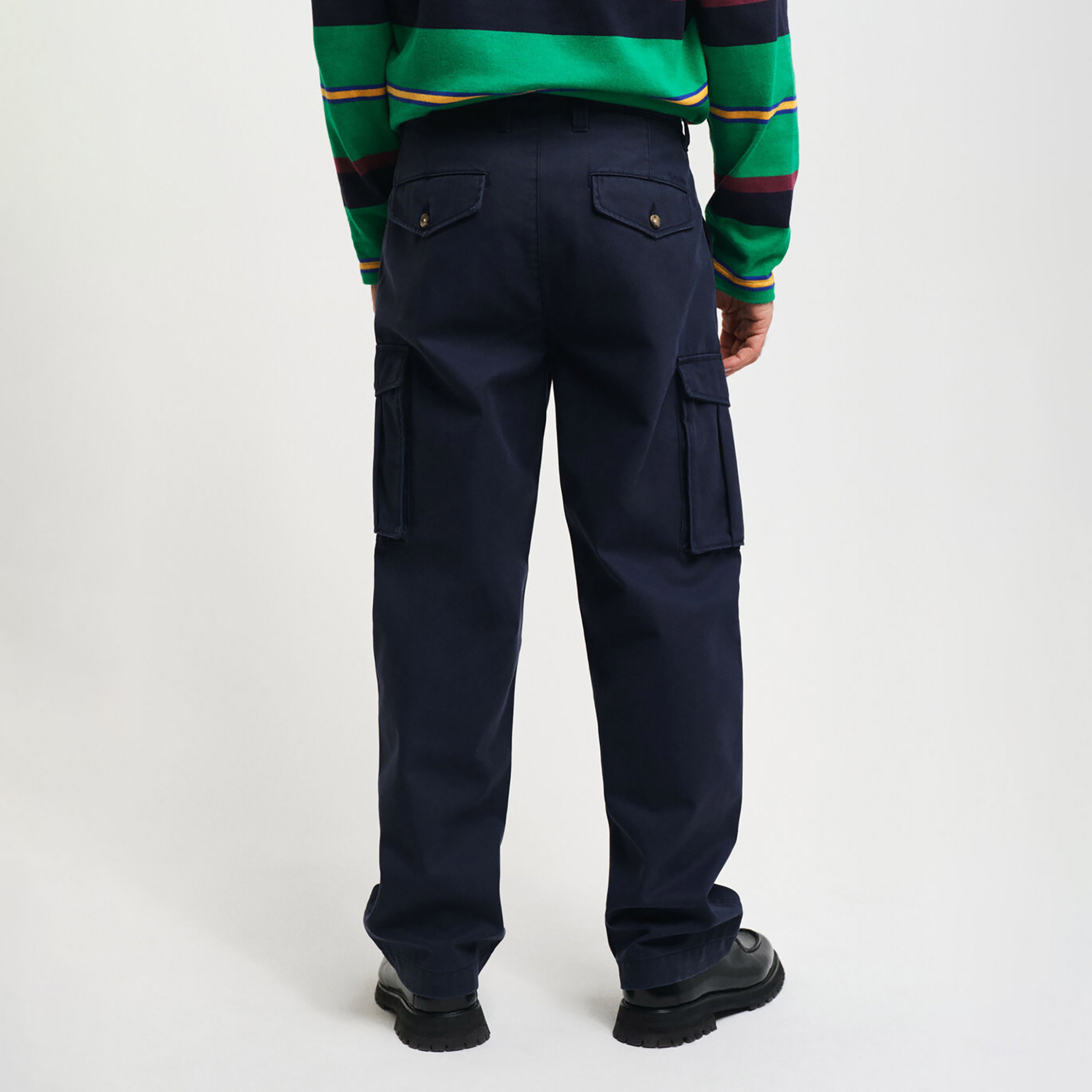 GANT Erkek Lacivert Relaxed Fit Pantolon