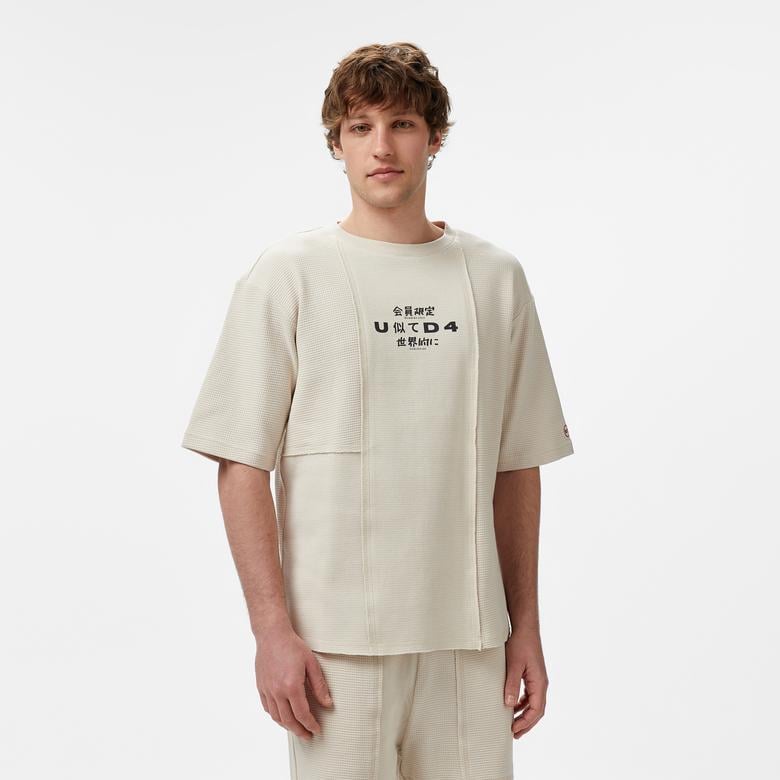 UNITED4 Örme Comfort Erkek Gri Tişört