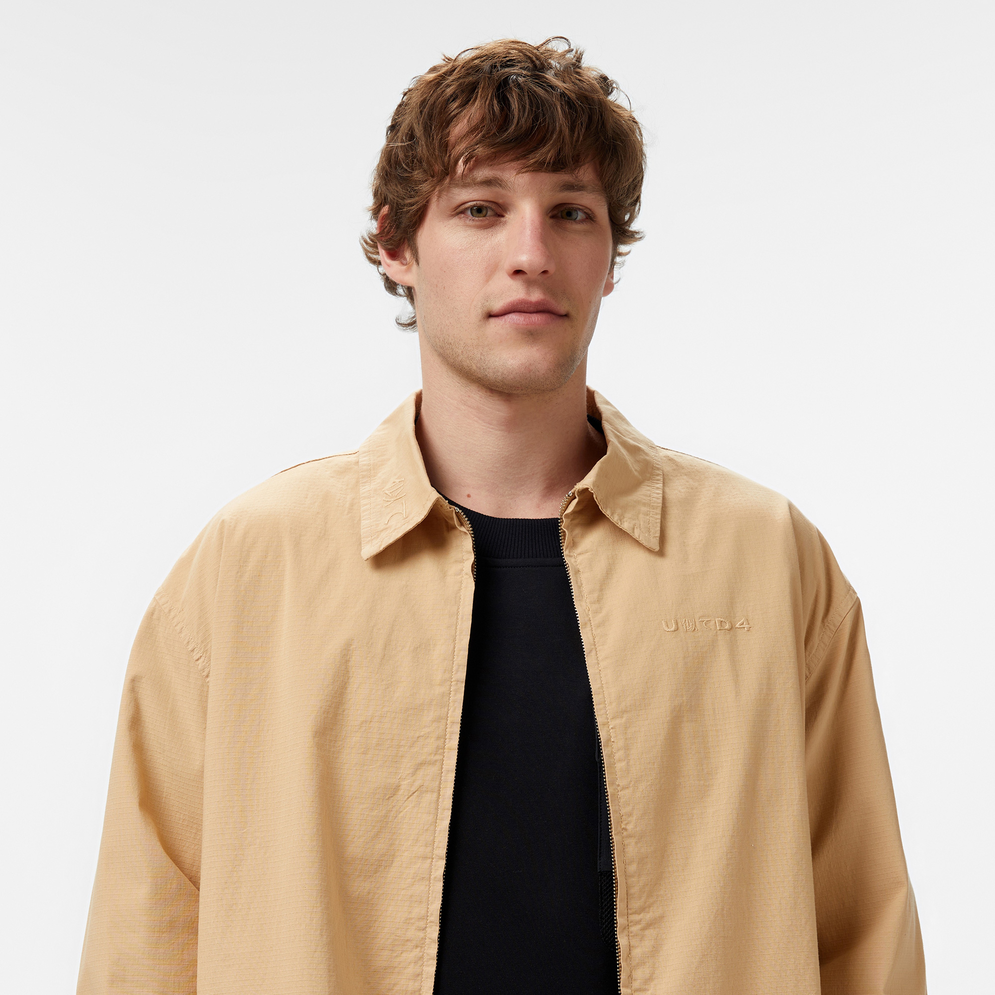 UNITED4 Oversize Erkek Kahverengi Mont