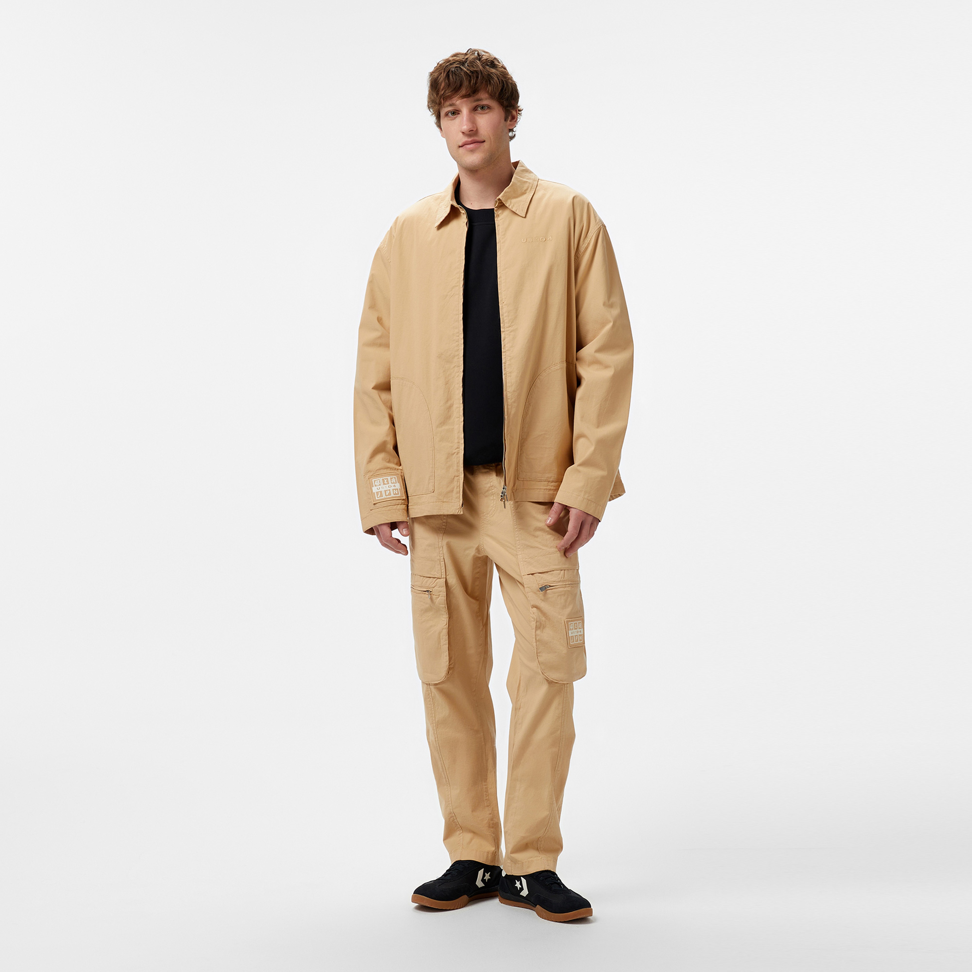 UNITED4 Oversize Erkek Kahverengi Mont