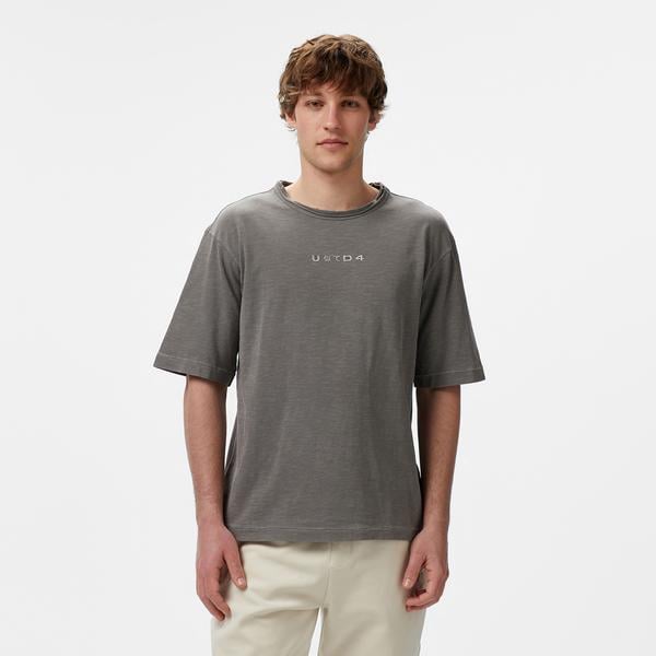 UNITED4 Erkek Gri T-Shirt