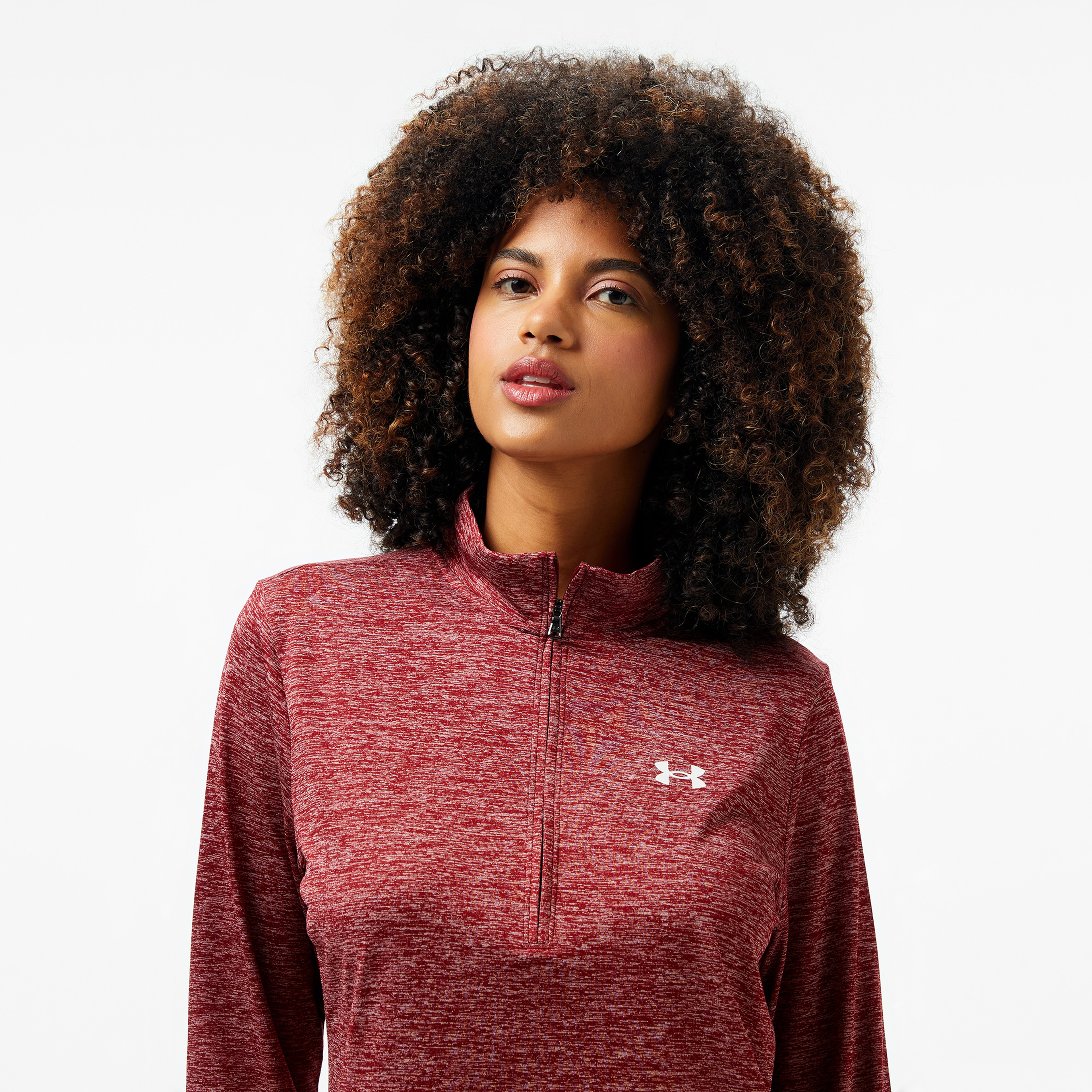 Under Armour Tech Kadın Bordo T-Shirt