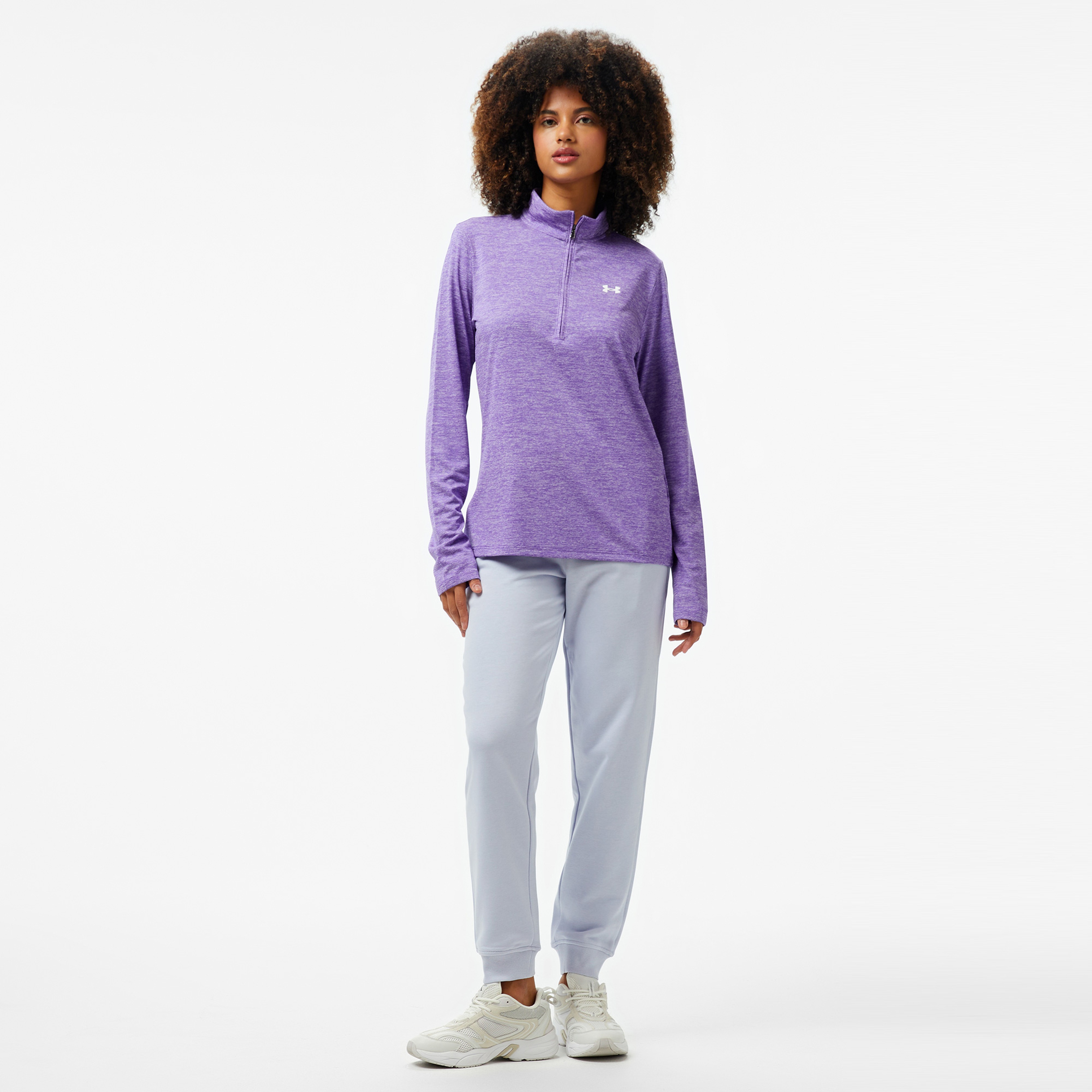 Under Armour Tech Kadın Mor T-Shirt