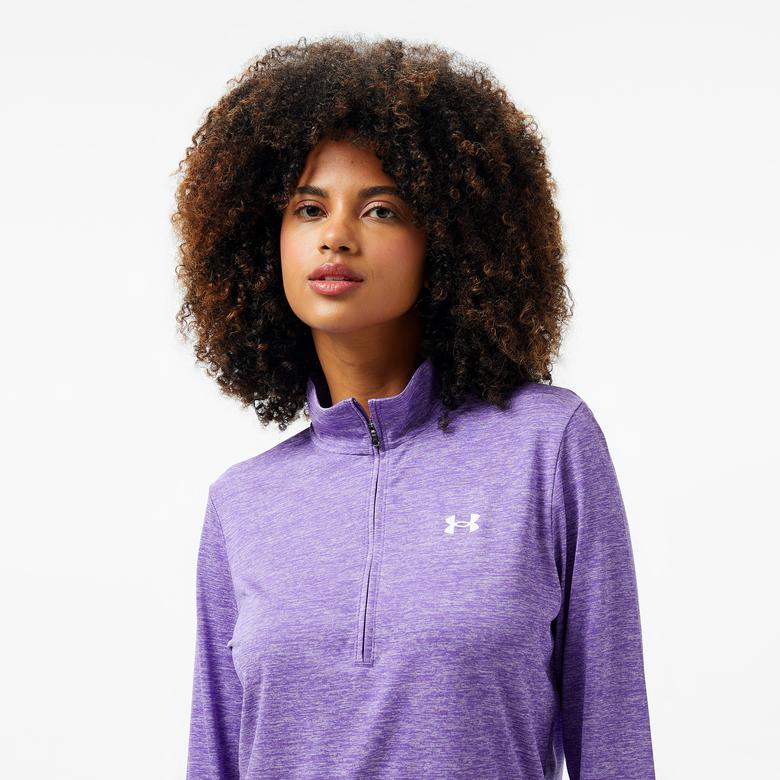 Under Armour Tech Kadın Mor T-Shirt