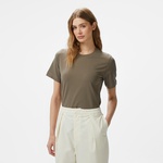 Nautica Kadın Yeşil Regular Fit Kısa Kollu T-Shirt