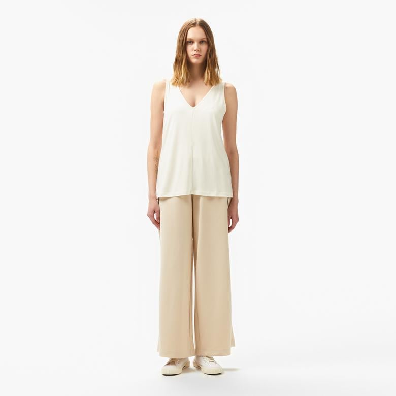 Nautica Kadın Krem Regular Fit Eşofman Altı