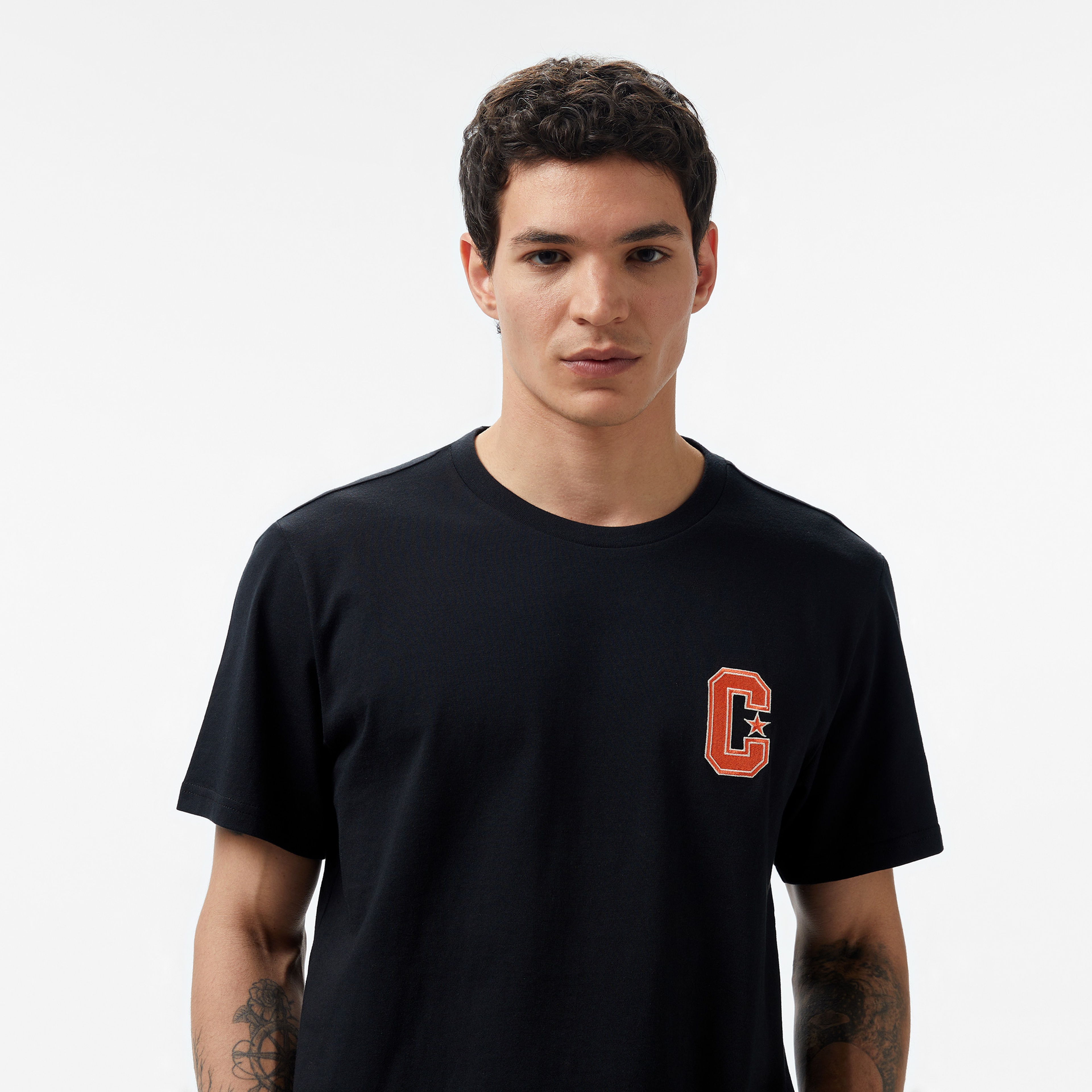 Converse Retro Graphic Erkek Siyah T-Shirt