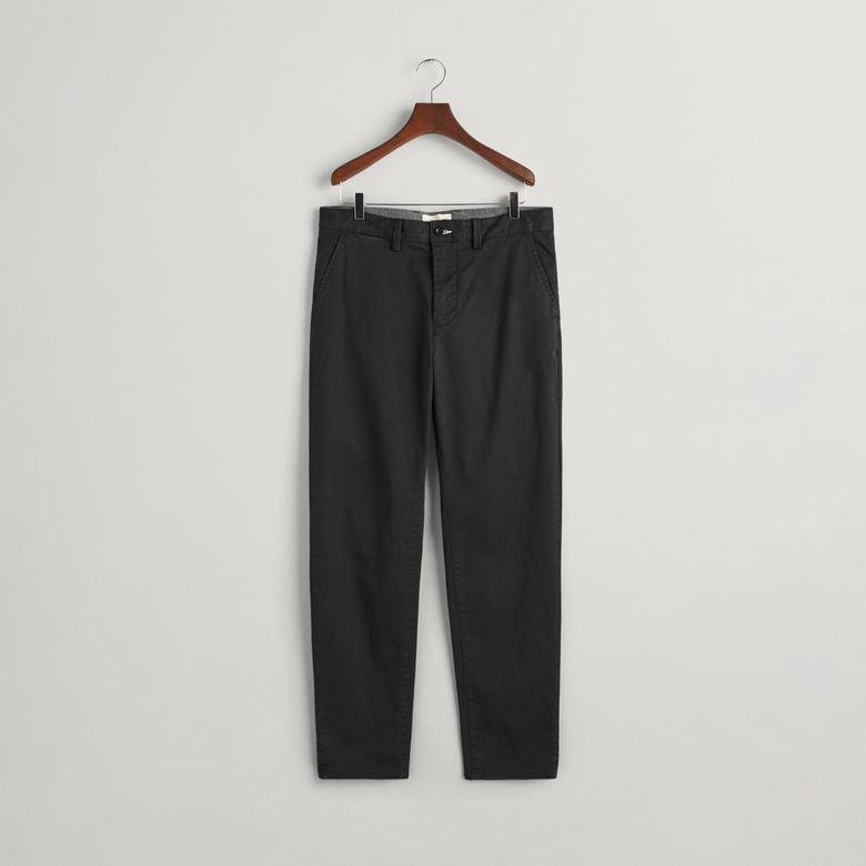 GANT Erkek Siyah Regular Fit Chino Pantolon