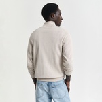 GANT Erkek Bej Regular Fit Yarım Fermuarlı Kazak