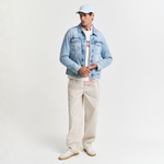 GANT Erkek Mavi Regular Fit Klasik Yaka Denim Ceket