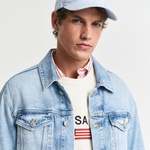 GANT Erkek Mavi Regular Fit Klasik Yaka Denim Ceket
