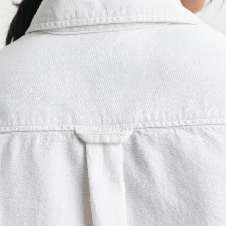 GANT Kadın Beyaz Regular Fit Klasik Yaka Gömlek
