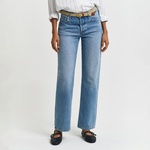 GANT Kadın Mavi Straight Fit Pantolon