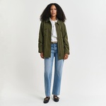 GANT Kadın Mavi Straight Fit Pantolon