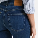 GANT Kadın Lacivert Slim Fit Flare Jean