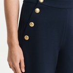 GANT Kadın Lacivert Straight Fit Pantolon