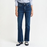 GANT Kadın Lacivert Slim Fit Flare Jean