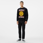 Market Smiley Focus ter Erkek Siyah Sweatshirt
