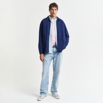 GANT Erkek Yeşil Regular Fit Çizgili Logolu Gömlek