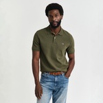 GANT Erkek Yeşil Regular Fit Polo