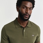GANT Erkek Yeşil Regular Fit Polo