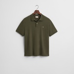 GANT Erkek Yeşil Regular Fit Polo