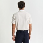 GANT Erkek Krem Regular Fit Polo