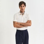 GANT Erkek Krem Regular Fit Polo