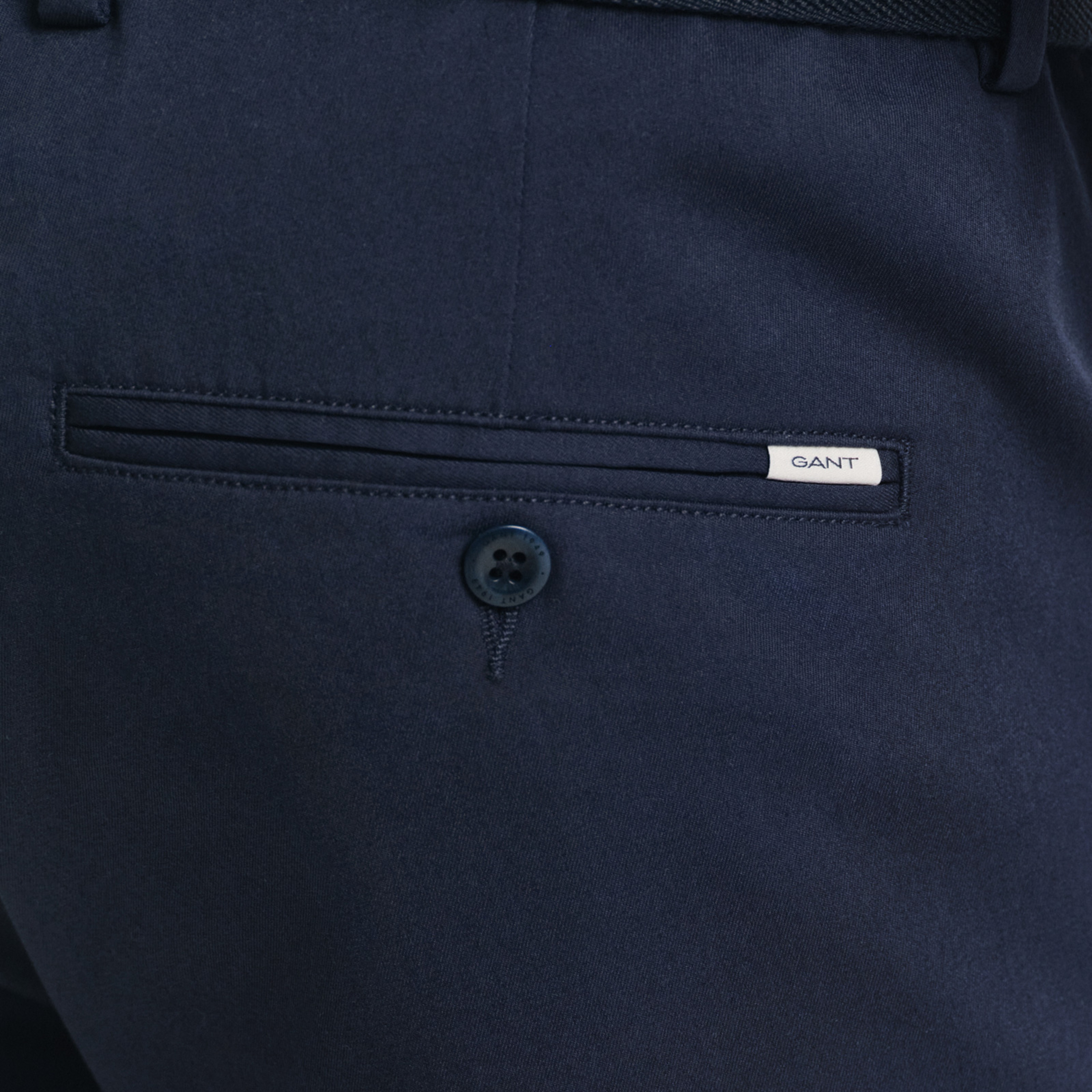 GANT Erkek Lacivert Slim Fit Pantolon