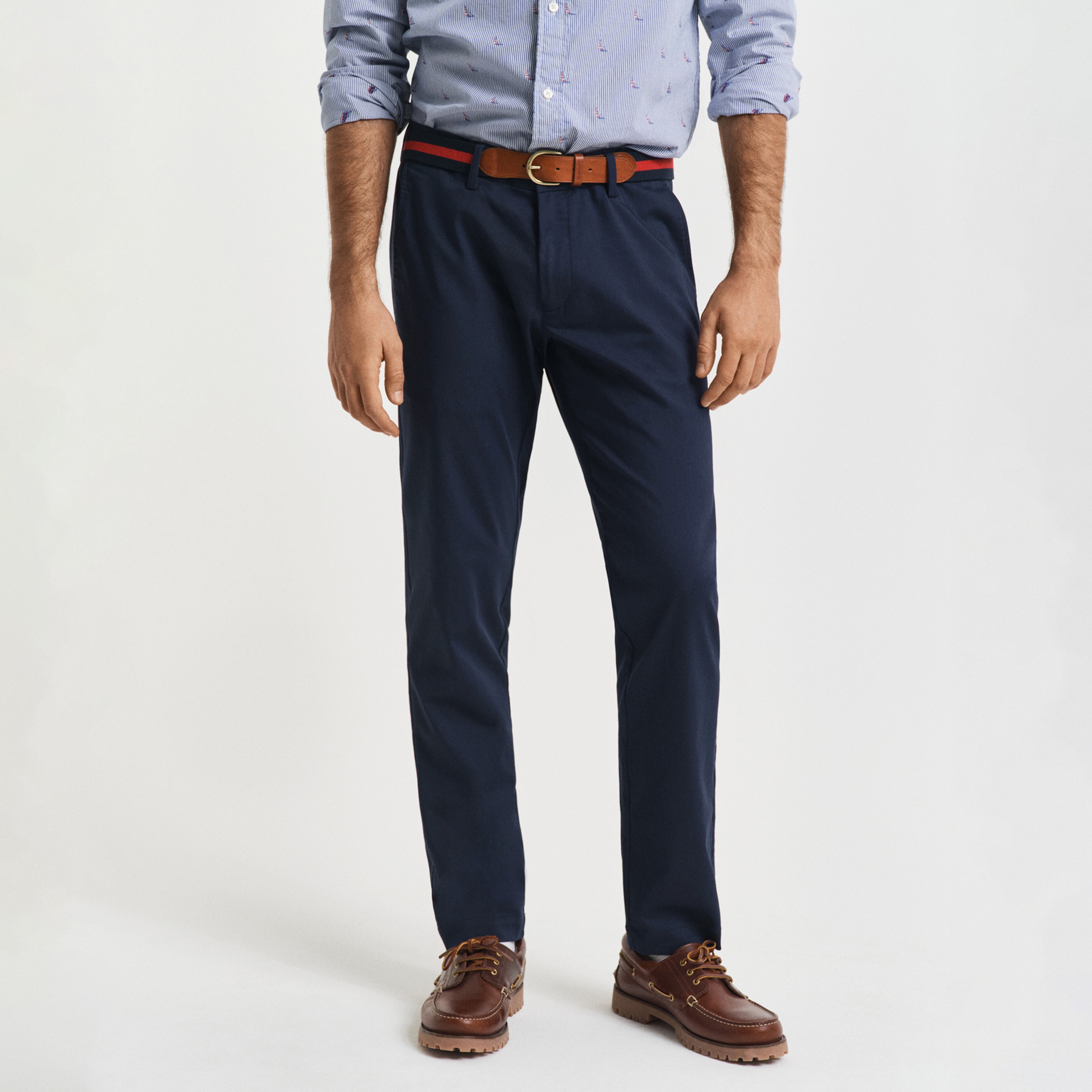 GANT Erkek Lacivert Slim Fit Pantolon