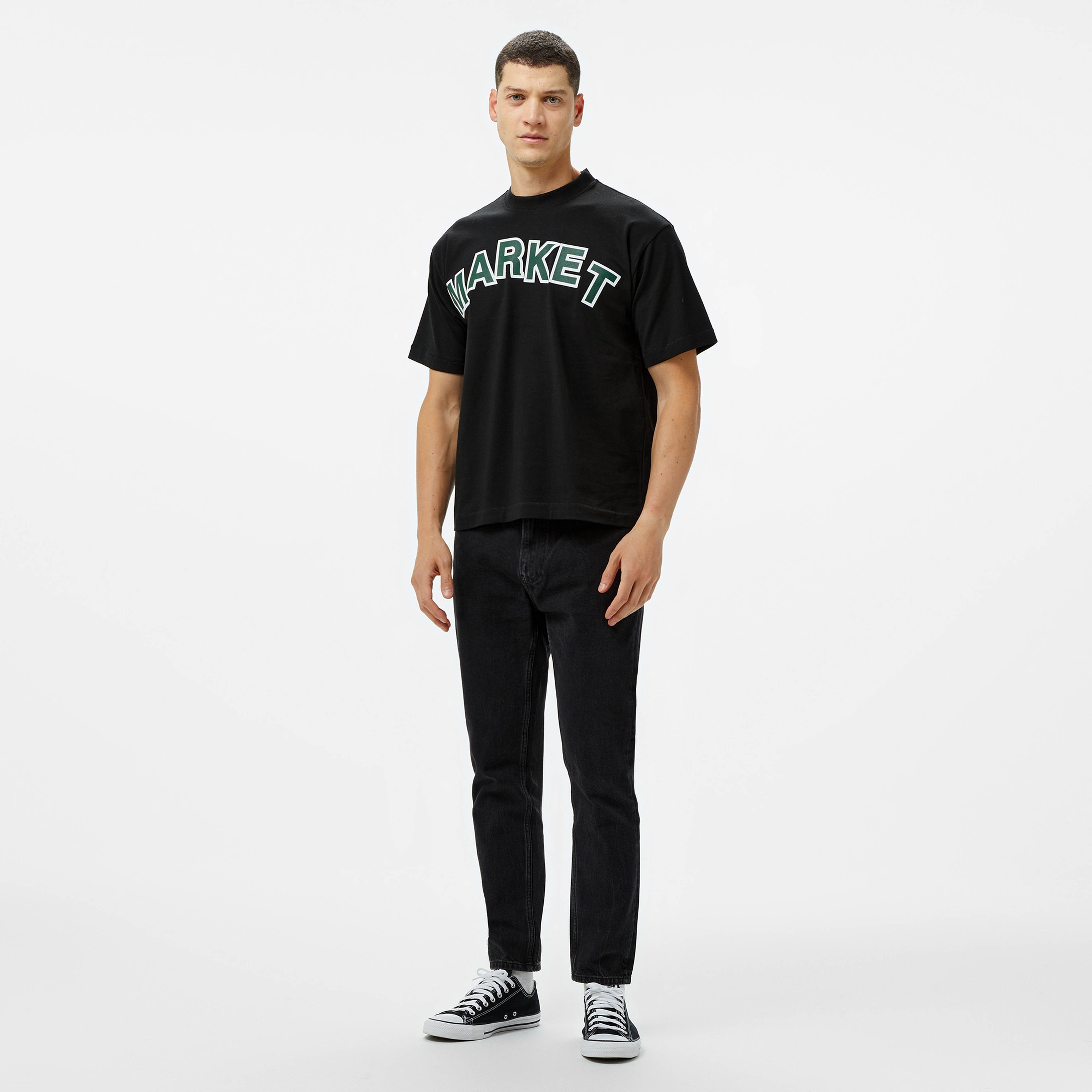 Market Expansion Pack Erkek Siyah T-Shirt