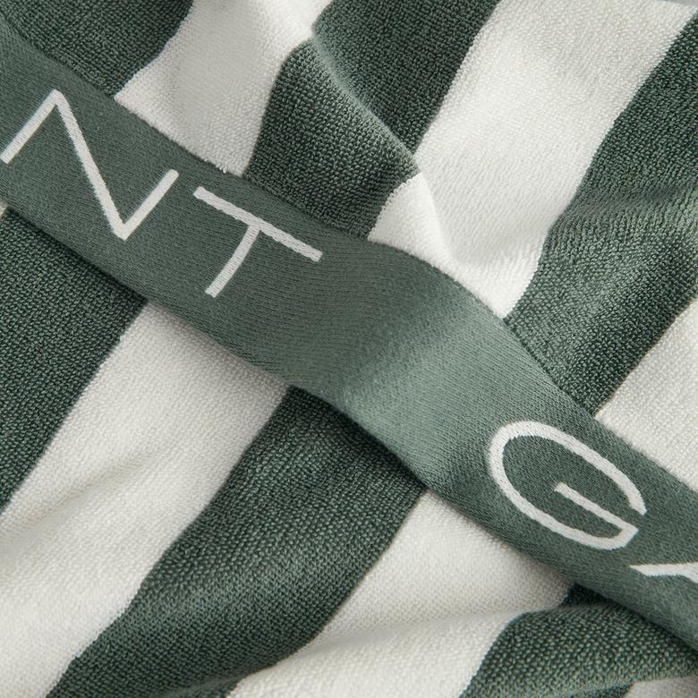 GANT Unisex Yeşil Çizgili Havlu