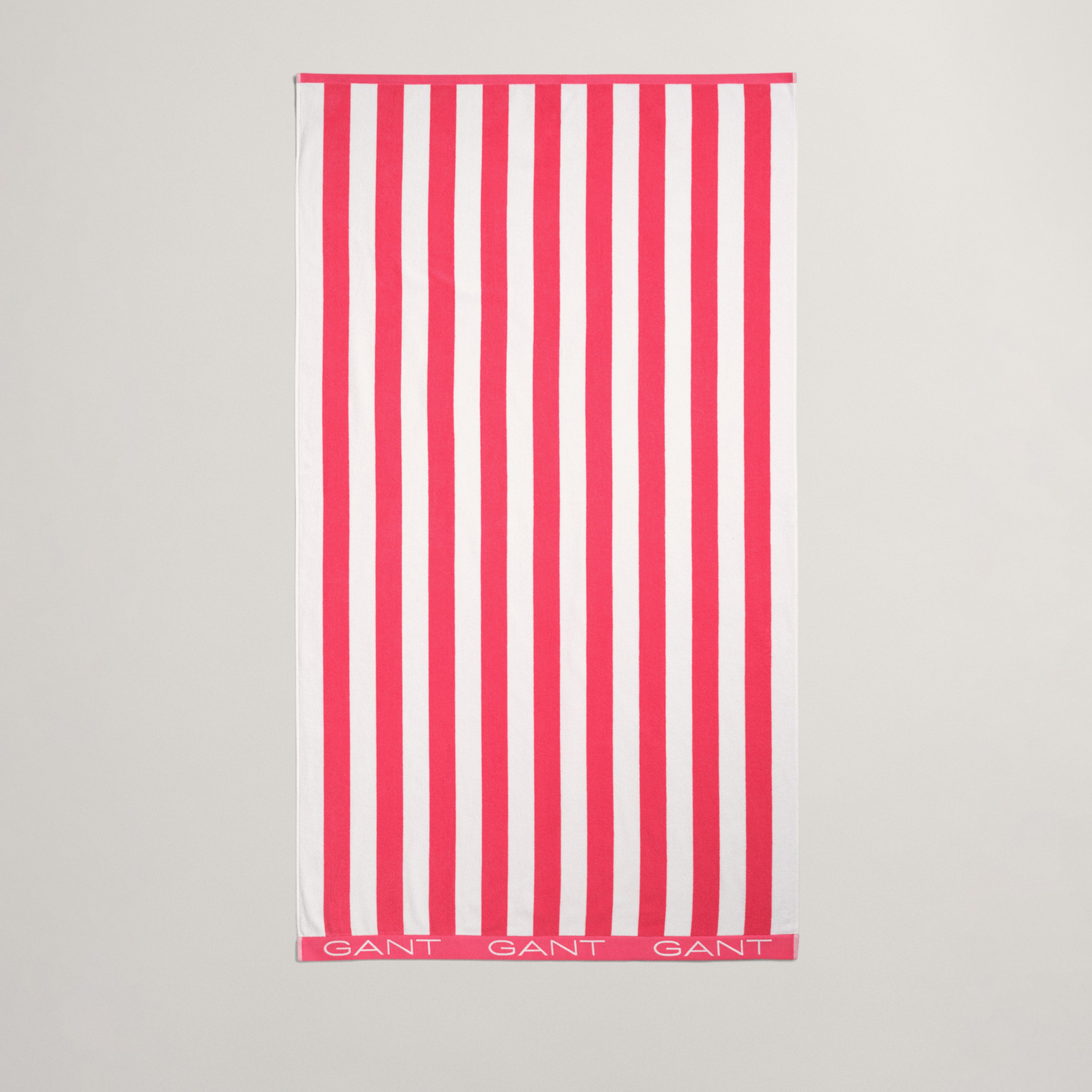 GANT Unisex Pembe Çizgili Havlu