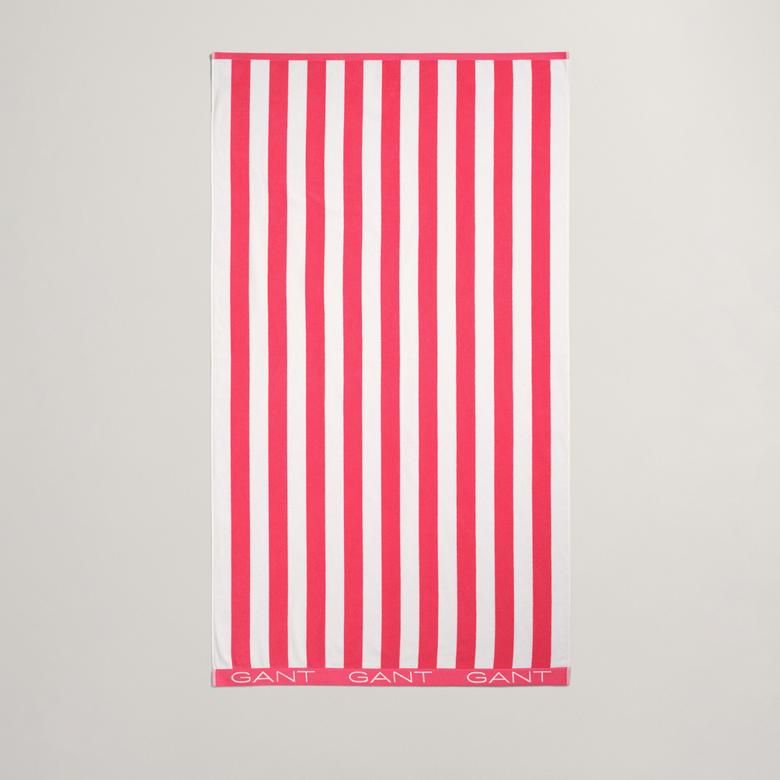GANT Unisex Pembe Çizgili Havlu