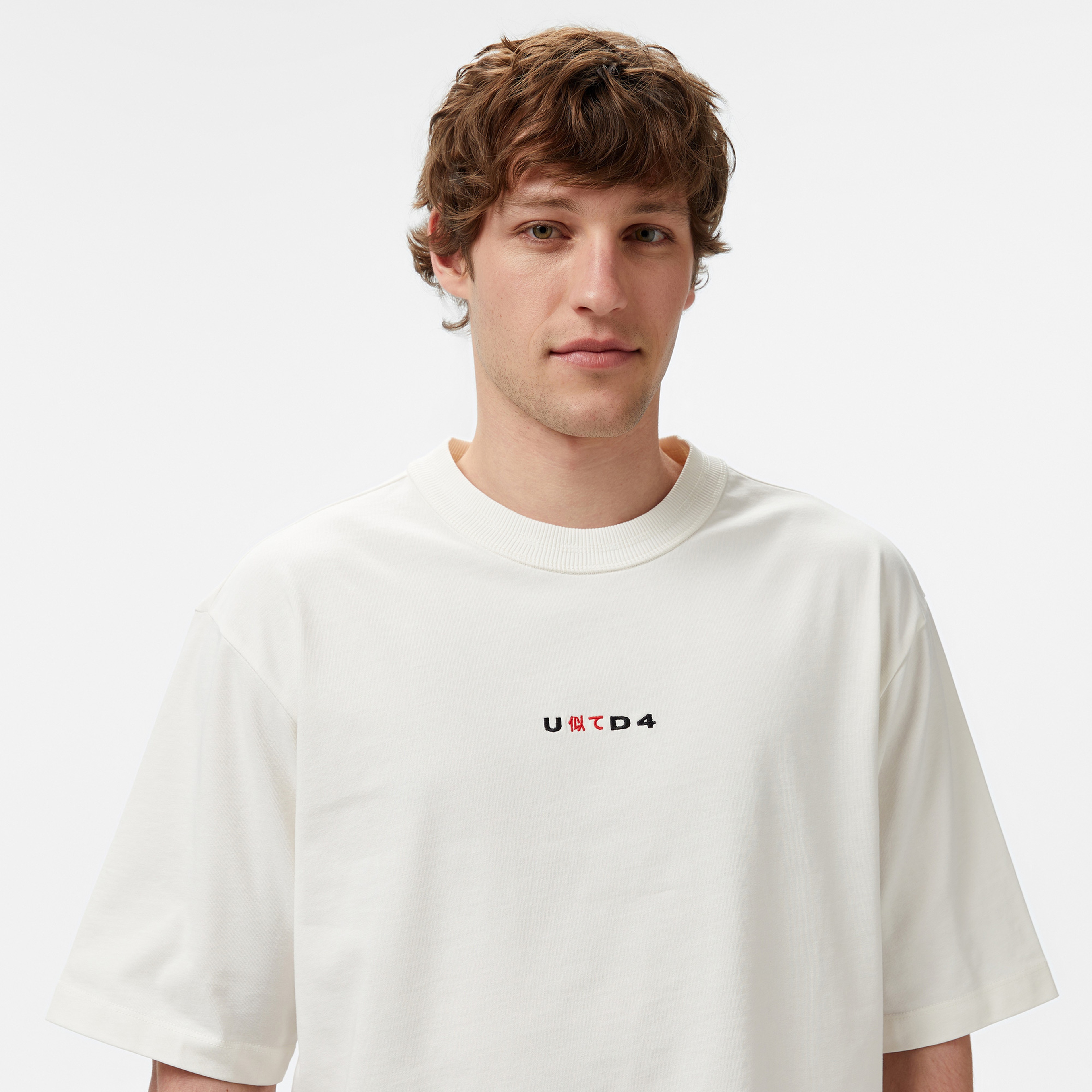 UNITED4 Erkek Bej T-Shirt
