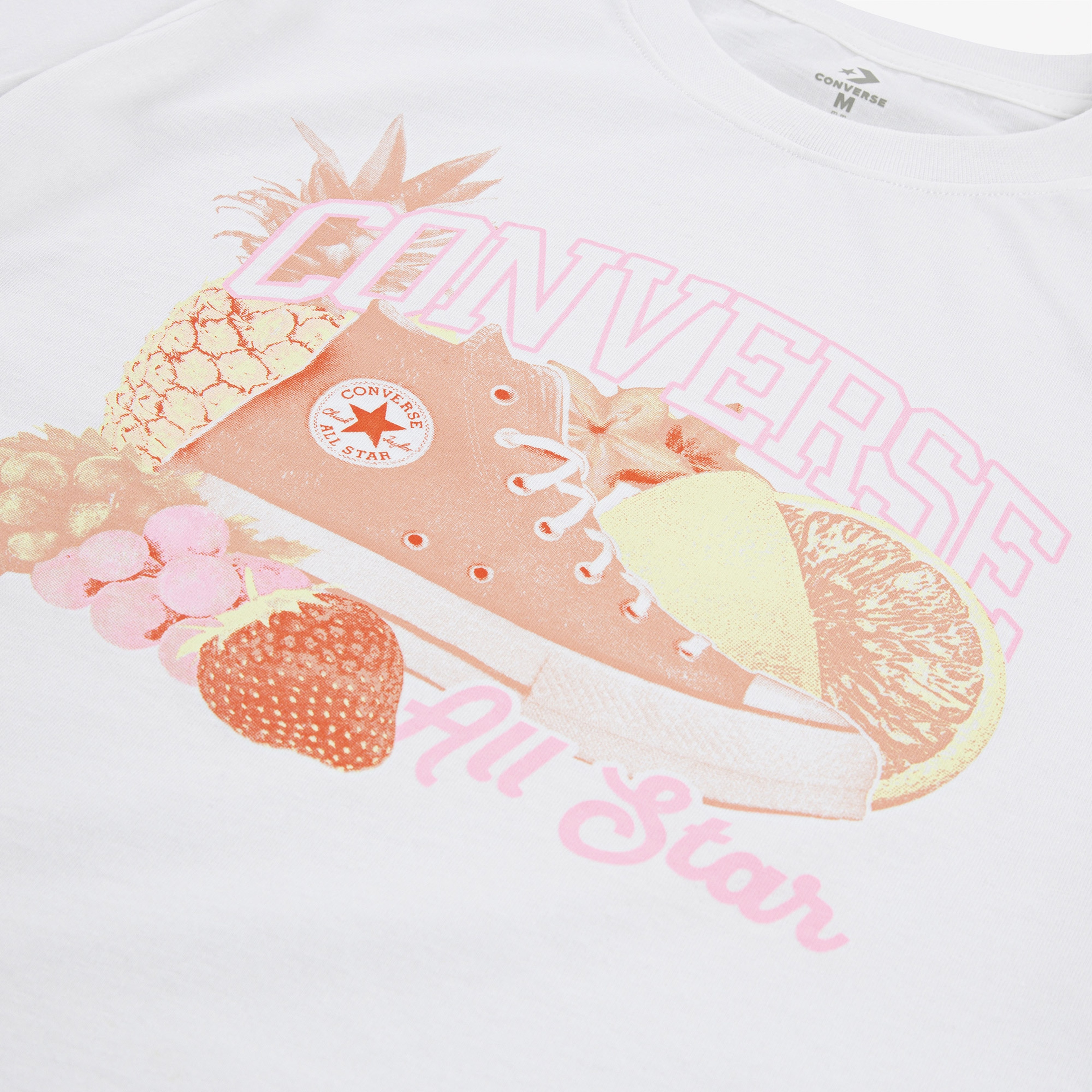 Converse Chuck &Fruit Çocuk Beyaz T-Shirt