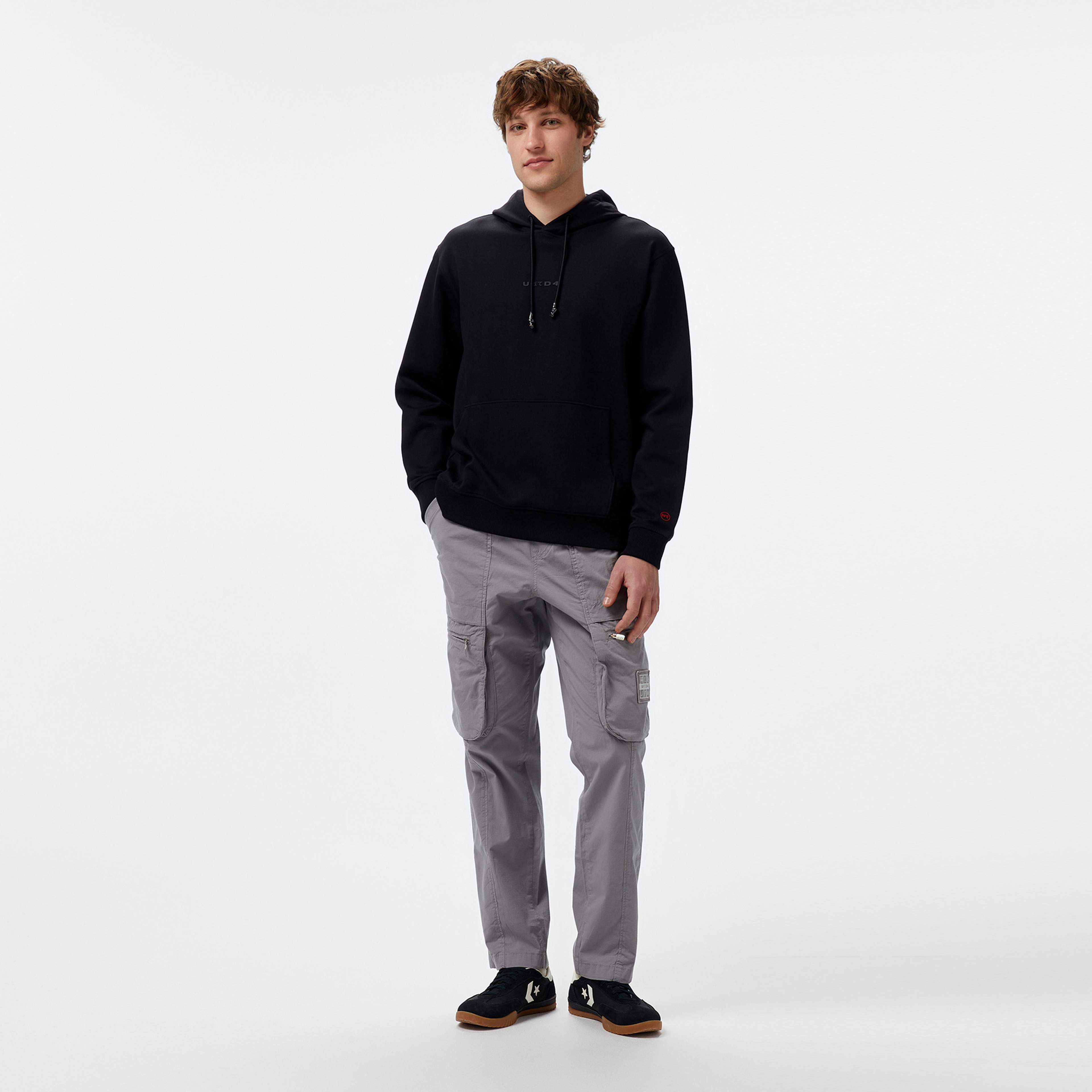 UNITED4 Erkek Siyah Sweatshirt