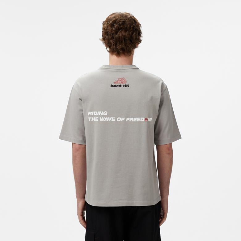 UNITED4 Erkek Gri T-Shirt