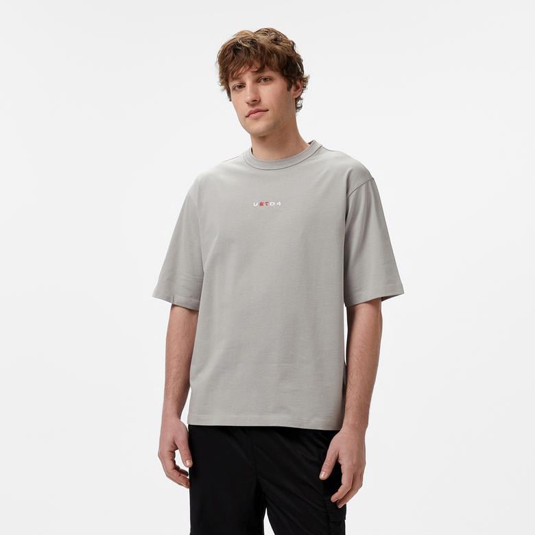UNITED4 Erkek Gri T-Shirt