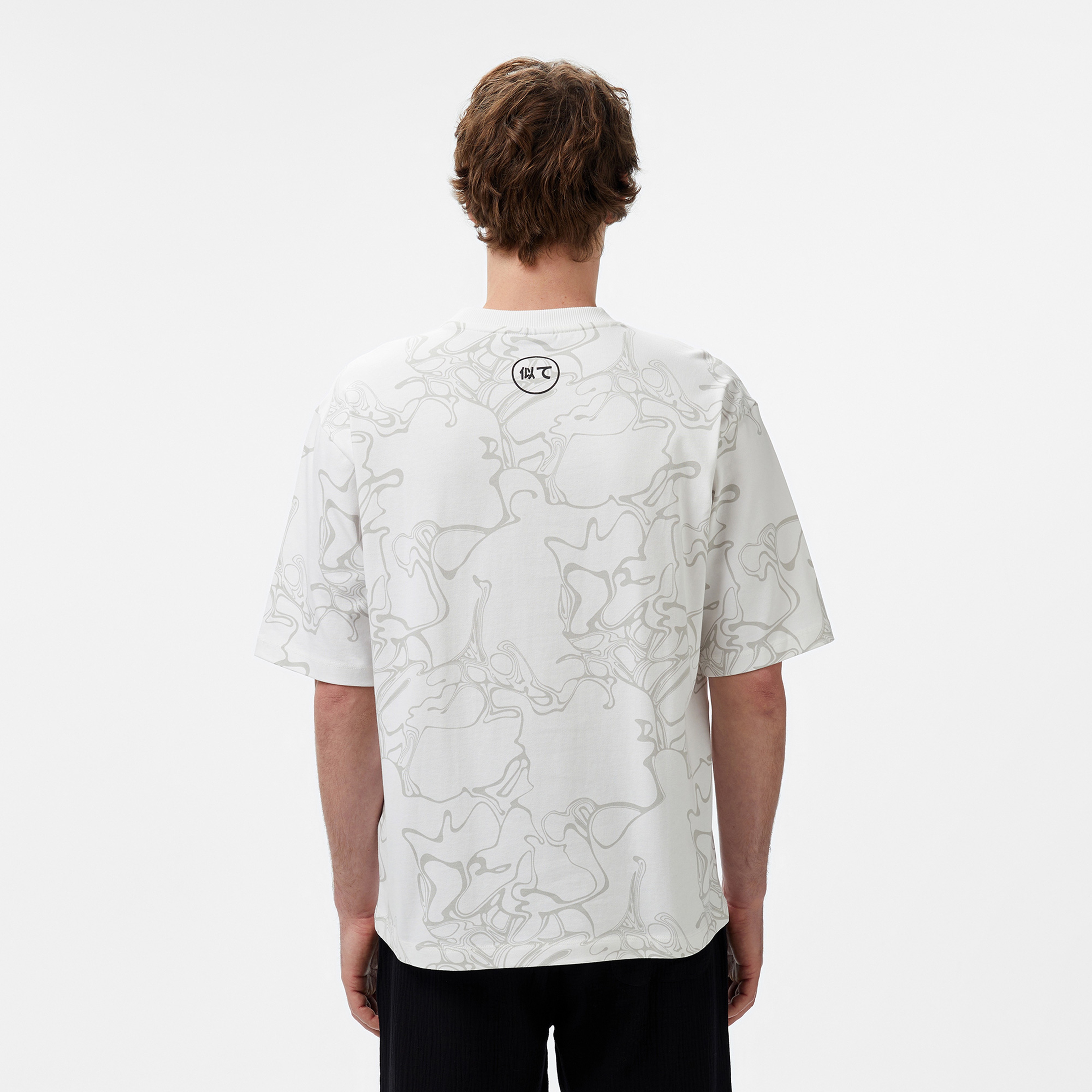 UNITED4 Erkek Beyaz T-Shirt