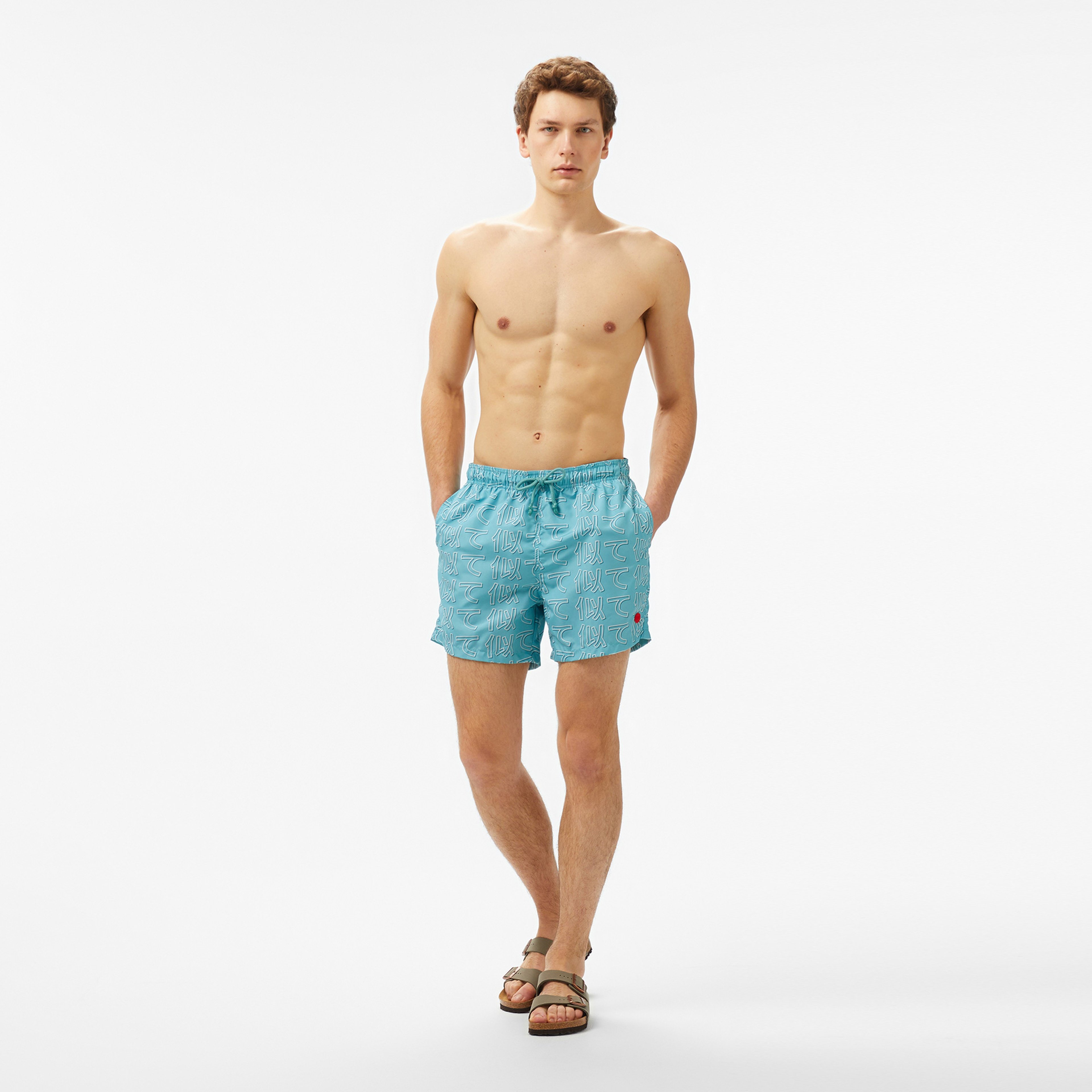 UNITED4 Erkek Mavi Mayo Şort